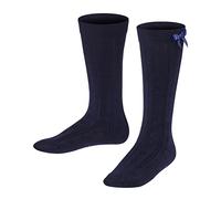 FALKE Ajour Kinder Kniestrümpfe, 39-42, Blau, Filet, Baumwolle, 11851-612006