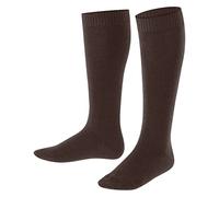 Falke Kniestrümpfe Tagessocke Comfort Wool – wärmende Merinowolle, dunkelbraun Kinder Gr. 23-26