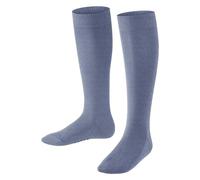 FALKE Unisex Kinder Kniestrümpfe Family K Kh nachhaltige Baumwolle lang einfarbig 1 Paar, Blau Light Jeans 6662, 35-38
