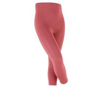 FALKE Unisex Kinder Leggings Cotton Touch K Le Baumwolle einfarbig 1 Stück, Rosa Rose 8813, 98-104