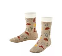 FALKE Unisex Kinder Little Cowboy Socken atmungsaktive nachhaltige Baumwolle gemustert 1 Paar