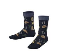FALKE Unisex Kinder Little Cowboy Socken atmungsaktive nachhaltige Baumwolle gemustert 1 Paar