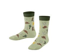 FALKE Unisex Kinder Little Cowboy Socken atmungsaktive nachhaltige Baumwolle gemustert 1 Paar