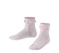 FALKE Unisex Kinder Romantic Lace Socken atmungsaktive biologische nachhaltige Baumwolle hautfreundlich verstärkt festlich fein elegant mit Rüsche am Bündchen ideal zur Kommunion 1 Paar