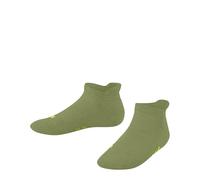 FALKE Unisex Kinder Sneakersocken Cool Kick K Sn weich atmungsaktiv schnelltrocknend kurz einfarbig 1 Paar, Grün Ferngreen 7084, 23-26