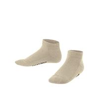 FALKE Unisex Kinder Sneakersocken Family K Sn nachhaltige Baumwolle kurz einfarbig 1 Paar, Beige Sand Melange 4650, 27-30