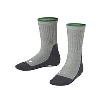 FALKE Unisex Kinder Socken Active Everyday K SO Baumwolle dünn atmungsaktiv 1 Paar, Grau (Light Grey 3400), 23-26