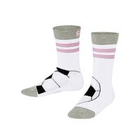 FALKE Unisex Kinder Socken Active Soccer K SO Baumwolle Funktionsmaterial gemustert 1 Paar, Weiß (White 2003), 39-42