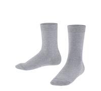 FALKE Unisex Kinder Socken Cool 24/7 K So Baumwolle einfarbig 1 Paar, Grau Maratona Melange 3172, 19-22