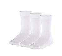 FALKE Unisex Kinder Socken Family 3-Pack, Baumwolle, 3er Pack, Weiß (White 2000), 31-34 (7-9 Jahre)