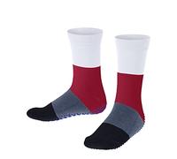 FALKE Unisex Kinder Socken Family K SO Baumwolle einfarbig 1 Paar, Rot (Fire 8150) neu - umweltfreundlich, 31-34