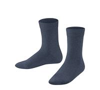 FALKE Unisex Kinder Socken Family K SO nachhaltige biologische Baumwolle einfarbig 1 Paar, Blau (Light Denim 6660) neu - umweltfreundlich, 31-34
