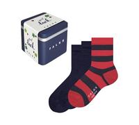 FALKE Unisex Kinder Socken Happy 3-Pack Giftbox K SO Baumwolle gemustert 3 Paar, Mehrfarbig (Sortiment 0030), 39-42