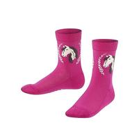 FALKE Unisex Kinder Socken Horse, Baumwolle, 1 Paar, Rosa (Gloss 8550), 23-26 (2-3 Jahre)