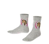 Falke Mädchen Socken Horse SO 10598-3400 23-26 Light Grey