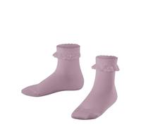 FALKE Unisex Kinder Socken Romantic Lace K So Baumwolle einfarbig 1 Paar, Rosa Thulit 8663, 23-26