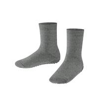 FALKE Unisex Kinder Stoppersocken Catspads K Hp Baumwolle rutschhemmende Noppen 1 Paar, Grau Light Grey Melange 3390, 27-30