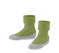 FALKE Unisex Kinder Stoppersocken Cosyshoe Minis K Hp Wolle rutschhemmende Noppen 1 Paar, Grün Bamboo 7650, 27/28 EU