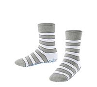 Falke Hausschuhe Simple Stripes (Baumwolle-Mischung) grau Kinder, Größe 39-42