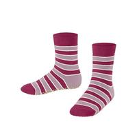 Falke Hausschuhe Simple Stripes (Baumwolle-Mischung) fuchsia Kinder, Größe 31-34