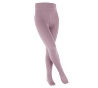 FALKE Unisex Kinder Strumpfhose Cotton Touch K TI Baumwolle dick einfarbig 1 Stück, Rosa (Thulit 8663) neu - umweltfreundlich, 152-164
