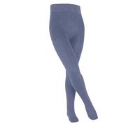 FALKE Unisex Kinder Strumpfhose Family K TI nachhaltige biologische Baumwolle dick einfarbig 1 Stück, Blau (Light Jeans 6662) neu - umweltfreundlich, 134-146