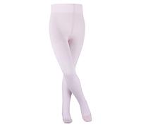 FALKE Unisex Kinder Strumpfhose Family K TI nachhaltige Baumwolle dick einfarbig 1 Stück, Rosa (Powder Rose 8900) neu - umweltfreundlich, 122-128