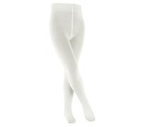 FALKE Family Kinder Strumpfhose, 110-116, Weiß, Uni, 13598-204003