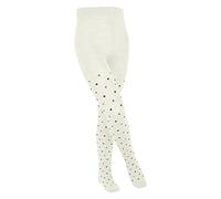 Falke Strumpfhose Multidot 2024 (nachhaltige Baumwolle) cremeweiss Kinder, Größe 80-92