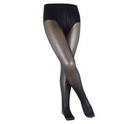 FALKE Unisex Kinder Strumpfhose Pure Matt 30 DEN K Ti transparent einfarbig 1 Stück, Blau Marine 6179, 152-164