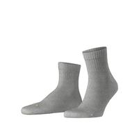FALKE Unisex Run U Sso Baumwolle Funktionsmaterial Einfarbig Socken , Grau Light Grey 3400 Rib, 42-43