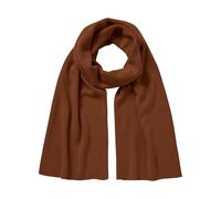 FALKE Unisex Scarf Half-Cardigan Merino U Sc Wolle schnelltrocknend warm Winter-Schal, Braun Brown 5100, OneSize