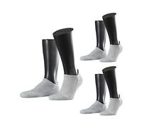 FALKE Unisex Sneaker Laufsocken Sportsocken Cool Kick 16609 3 Paar, Farbe:Grau, Größe:37-38, Artikel:-3400 light grey