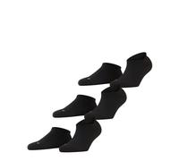 Falke Sneakersocken Cool Kick U SN – 3er Pack, weich atmungsaktiv schnelltrocknend – Schwarz 37-38