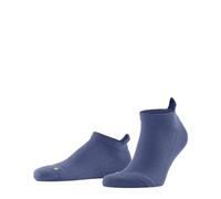 FALKE Unisex Sneakersocken Cool Kick Sneaker U Sn weich atmungsaktiv schnelltrocknend kurz einfarbig 1 Paar, Blau Smoky Blue 6483, 35-36
