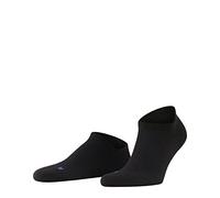 FALKE Unisex Sneakersocken Cool Kick Sneaker U Sn weich atmungsaktiv schnelltrocknend kurz einfarbig 1 Paar, Schwarz Black 3000-O, 44-45