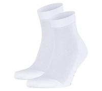 FALKE Unisex Socken 2er Pack - Cool Cick, Polyester, einfarbig 37-38 Weiß