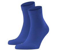 FALKE Unisex Socken 2er Pack - Cool Cick, Polyester, einfarbig Blau / 44-45 44-45 Blau