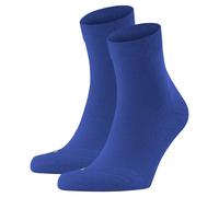FALKE Unisex Socken 2er Pack - Cool Cick, Polyester, einfarbig Blau 46-48