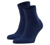 FALKE Unisex Socken 2er Pack - Cool Cick, Polyester, einfarbig Dunkelblau 44-45