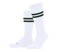 FALKE Unisex Dynamic U SO Baumwolle Gemustert 1 Paar Socken, Weiß (White-Green 2700), 37-38