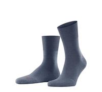 FALKE Unisex Socken Run U SO Baumwolle Funktionsmaterial einfarbig 1 Paar, Blau (Light Denim 6660), 42-43