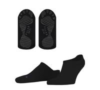 FALKE Unisex Stoppersocken Cool Kick U Hp weich atmungsaktiv schnelltrocknend rutschhemmende Noppen 1 Paar, Schwarz Black 3000, 37-38