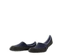 FALKE Unisex Stoppersocken Cosyshoe Invisible M Hp Wolle rutschhemmende Noppen 1 Paar, Blau Dark Blue 6681, 37-38