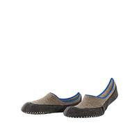 FALKE Unisex Stoppersocken Cosyshoe Invisible M Hp Wolle rutschhemmende Noppen 1 Paar, Braun Oak Melange 5075, 45-46