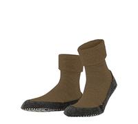 FALKE Unisex Stoppersocken Cosyshoe M Hp Wolle rutschhemmende Noppen 1 Paar, Beige Wood 4241, 43-44