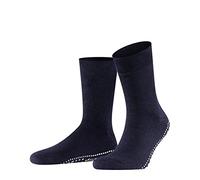 FALKE Unisex Stoppersocken Homepads M Hp Wolle Baumwolle rutschhemmende Noppen 1 Paar, Blau Marine 6120, 43-46