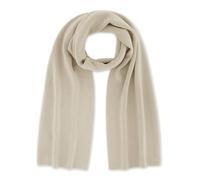 FALKE Unisex Winter-Schal Scarf Half-Cardigan Merino U SC Wolle schnelltrocknend warm 1 Stück, Beige (Beige Melange 4043), ONESIZE