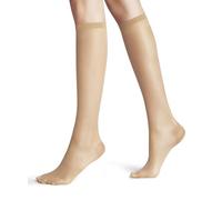 FALKE Vitalize 20 DEN Damen Kniestrümpfe, 39-42, Beige, Uni, 41742-405902