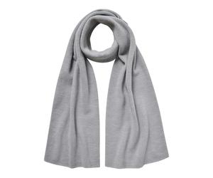 Falke Winterschal (feiner Merinowolle) hellgrau 180cm x 30cm - 1 Stück